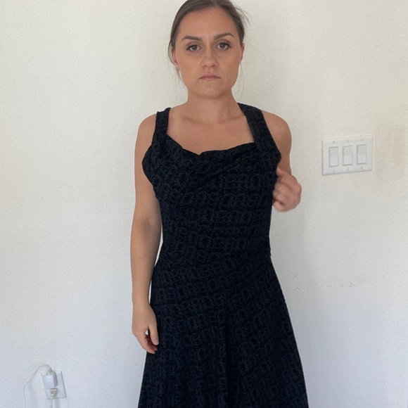 Alaïa black ball gown with velvet detail size 38 - Picture 10 of 11